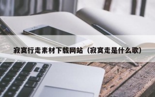 祁东寂寞行走素材下载网站（寂寞走是什么歌）